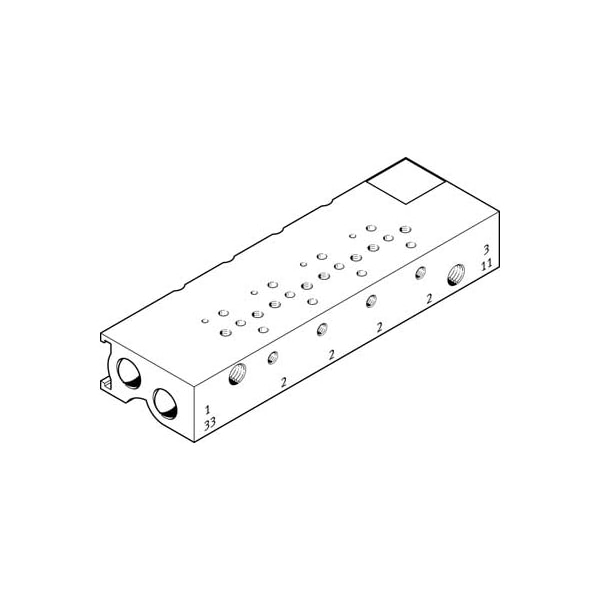 Manifold Block MHA1-PR8-3-M3-PI-PCB